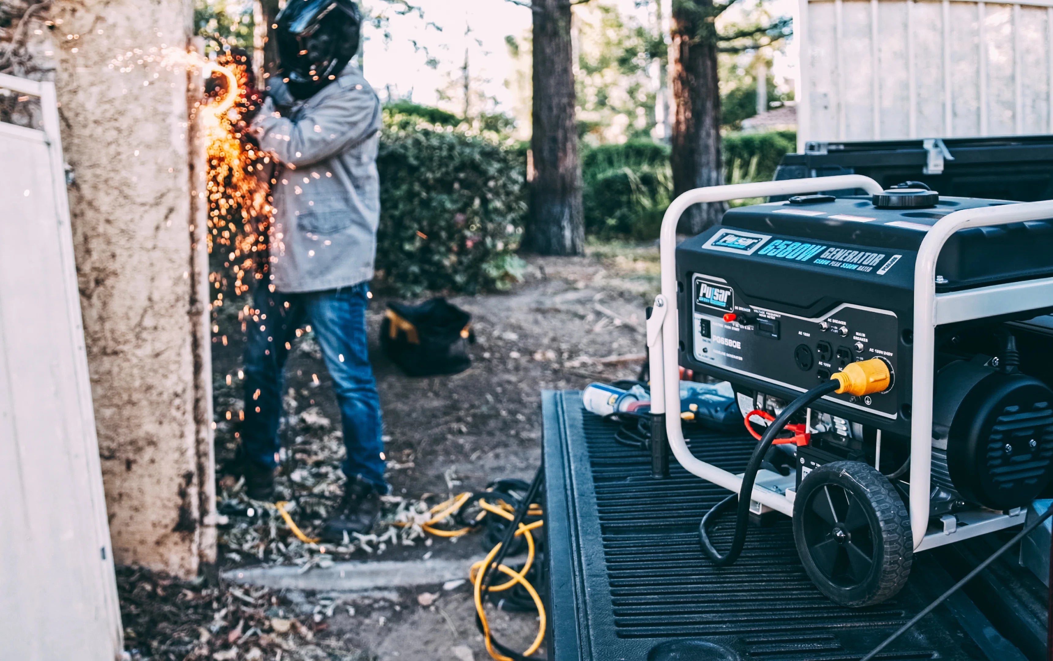 6580-Watt Portable Generator with Electric Start S969316
