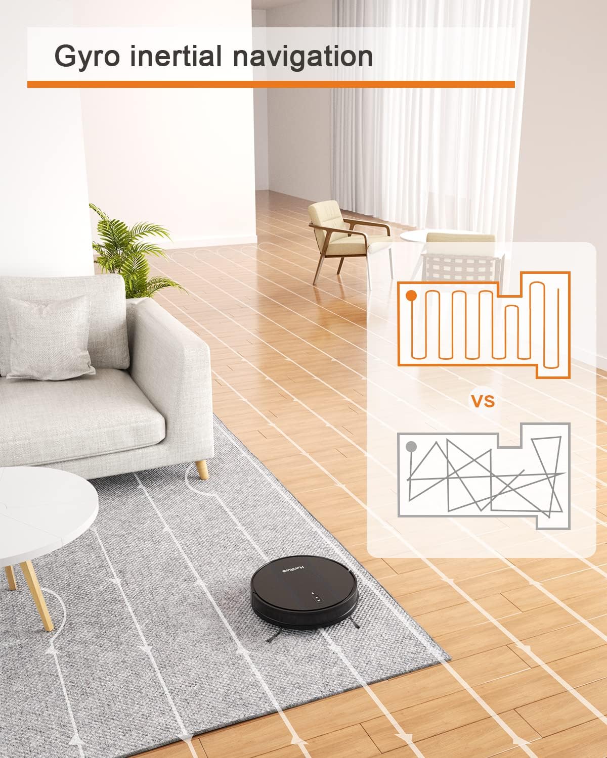 Robot Vacuum Cleaner with 2200Pa Suction C343