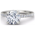 2.42 Ct Solitaire Round Cut Diamond Ring Solid 950 Platinum S860799