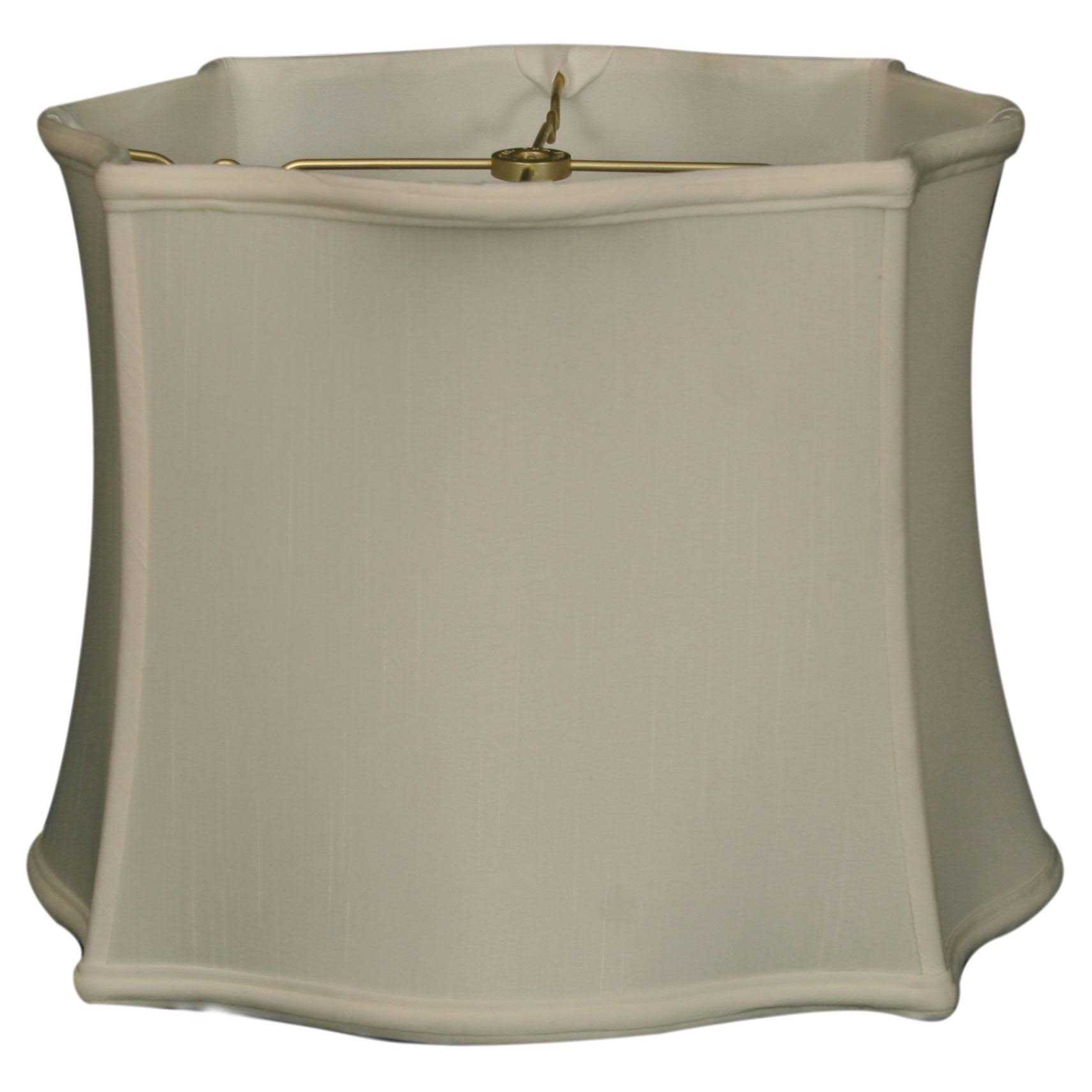 White 13 x 14 x 10.5 Square Lamp Shade M375