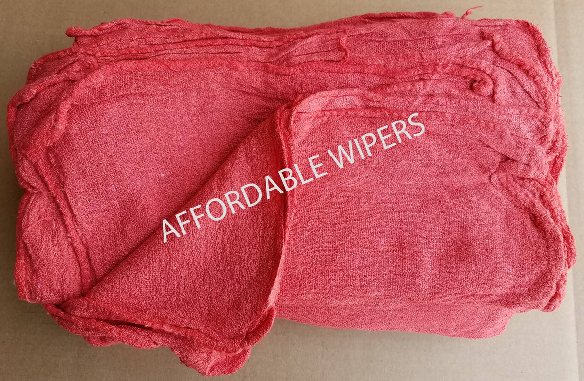 500 Count Red Shop Towels F49709