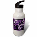 Lavender Purple Rose Bouquet Sports Water Bottle Z745161