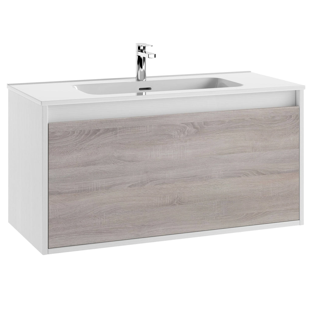 32x22 Bathroom Vanity Cabinet with Ceramic Sink S588699