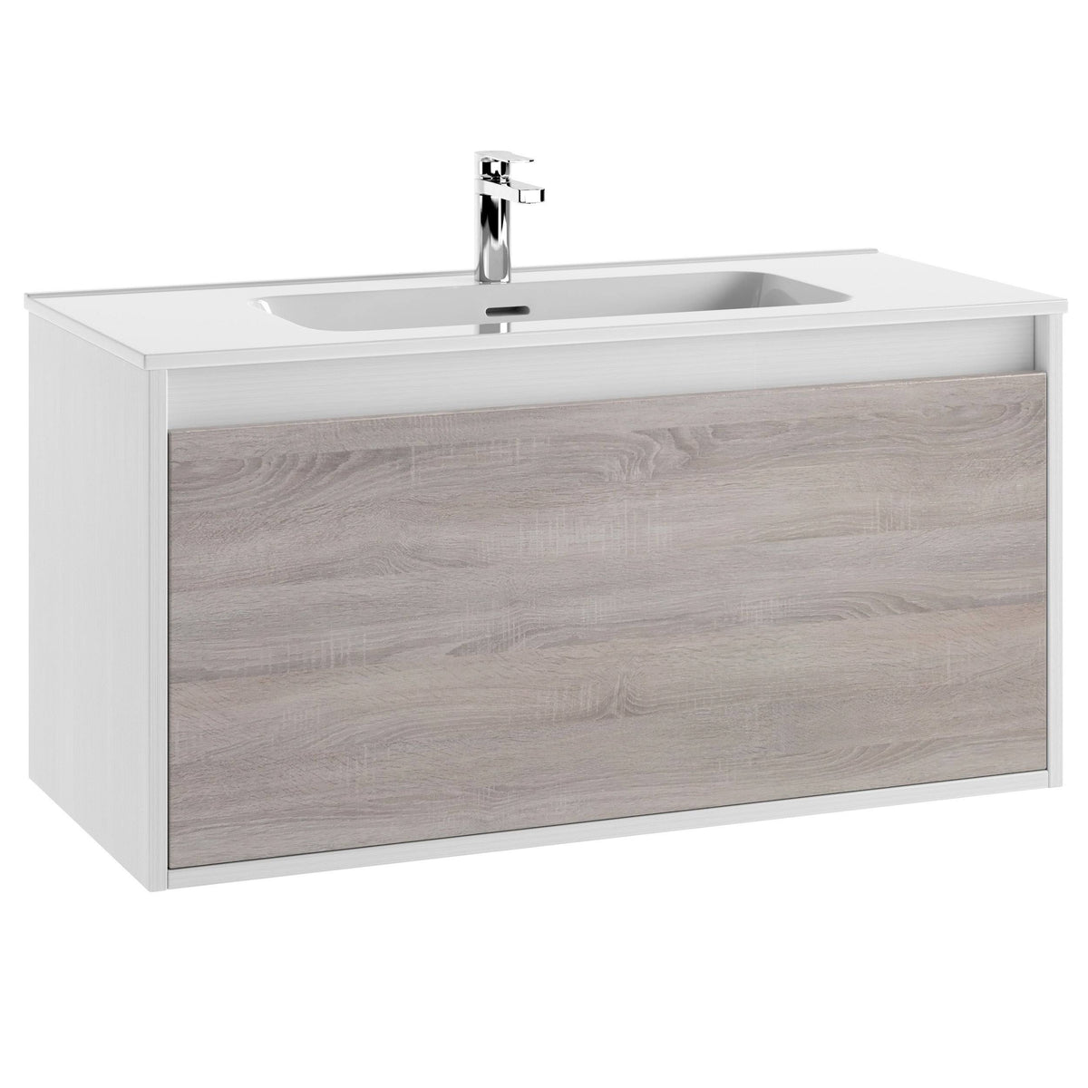 32x22 Bathroom Vanity Cabinet with Ceramic Sink S588699