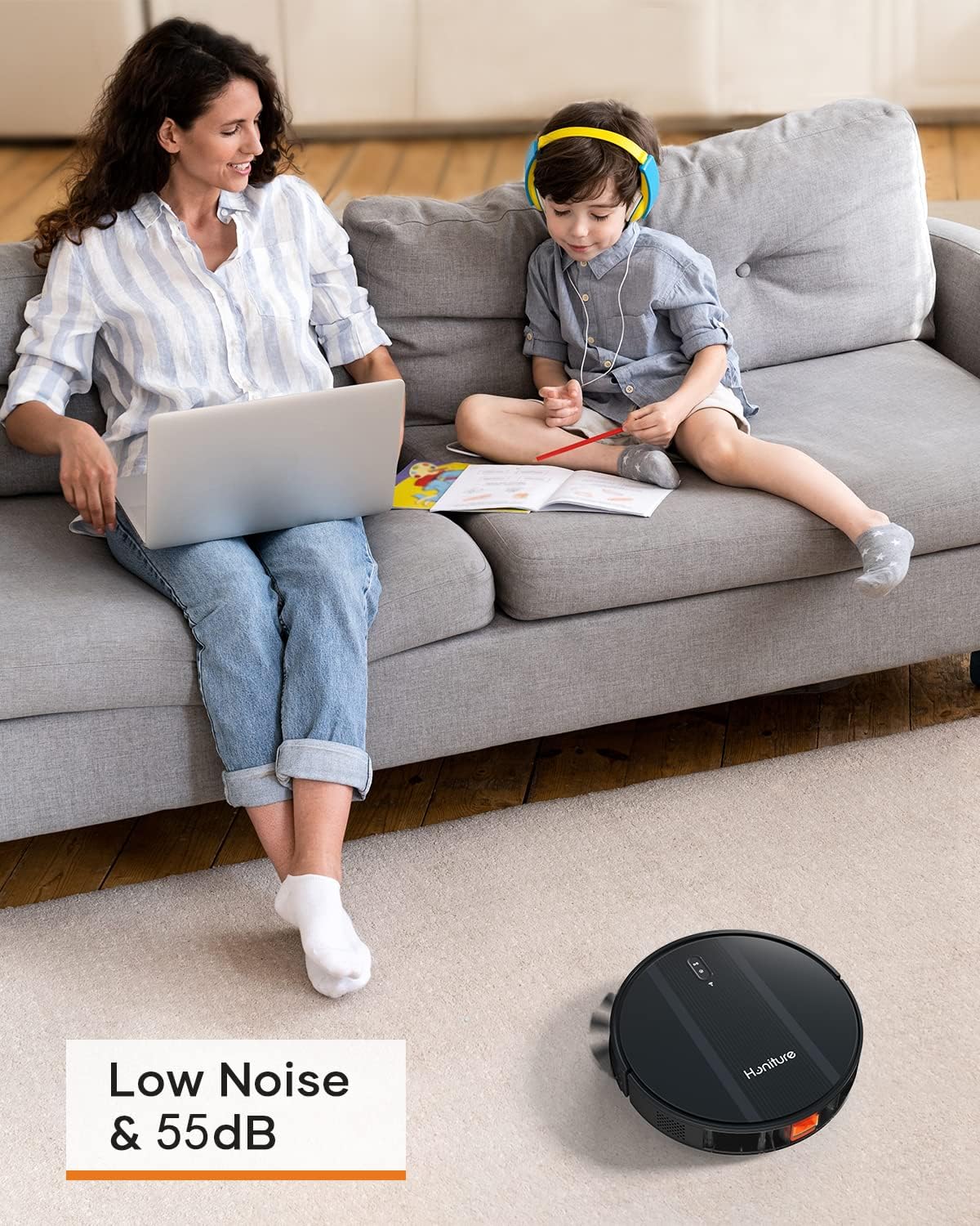 Robot Vacuum Cleaner with 2200Pa Suction C343