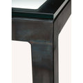 White Venatino Marble Top Parsons Counter Table N1398