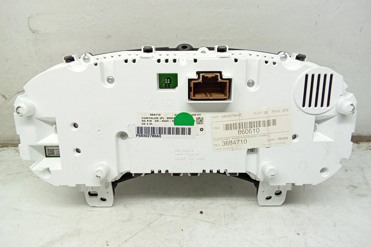 17 2017 Dodge Durango Speedometer 49K Miles OEM W69000