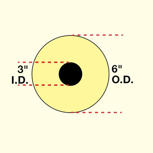 4x22 x 3x22 Direct Thermal Label B297154