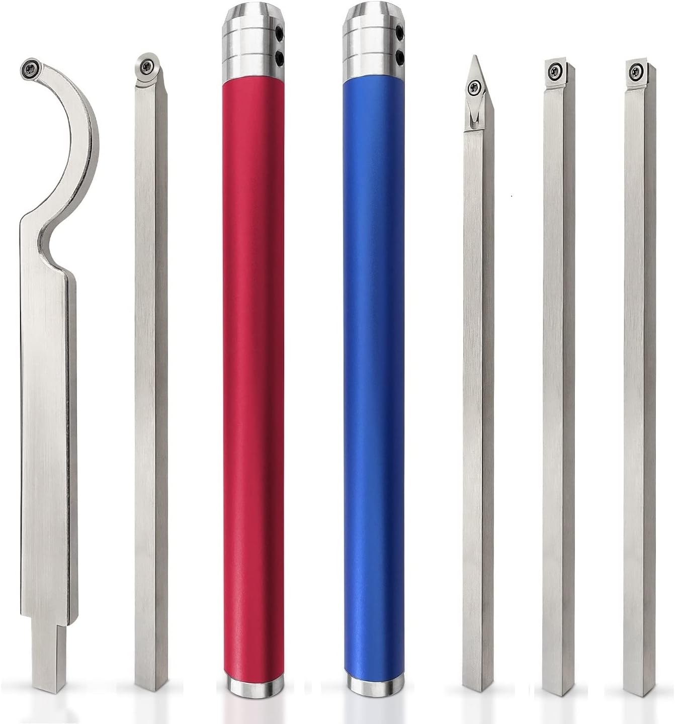 Carbide Lathe Turning Tools, 20 Full Size Woodturning Tools, Alloy Tool Set V6020