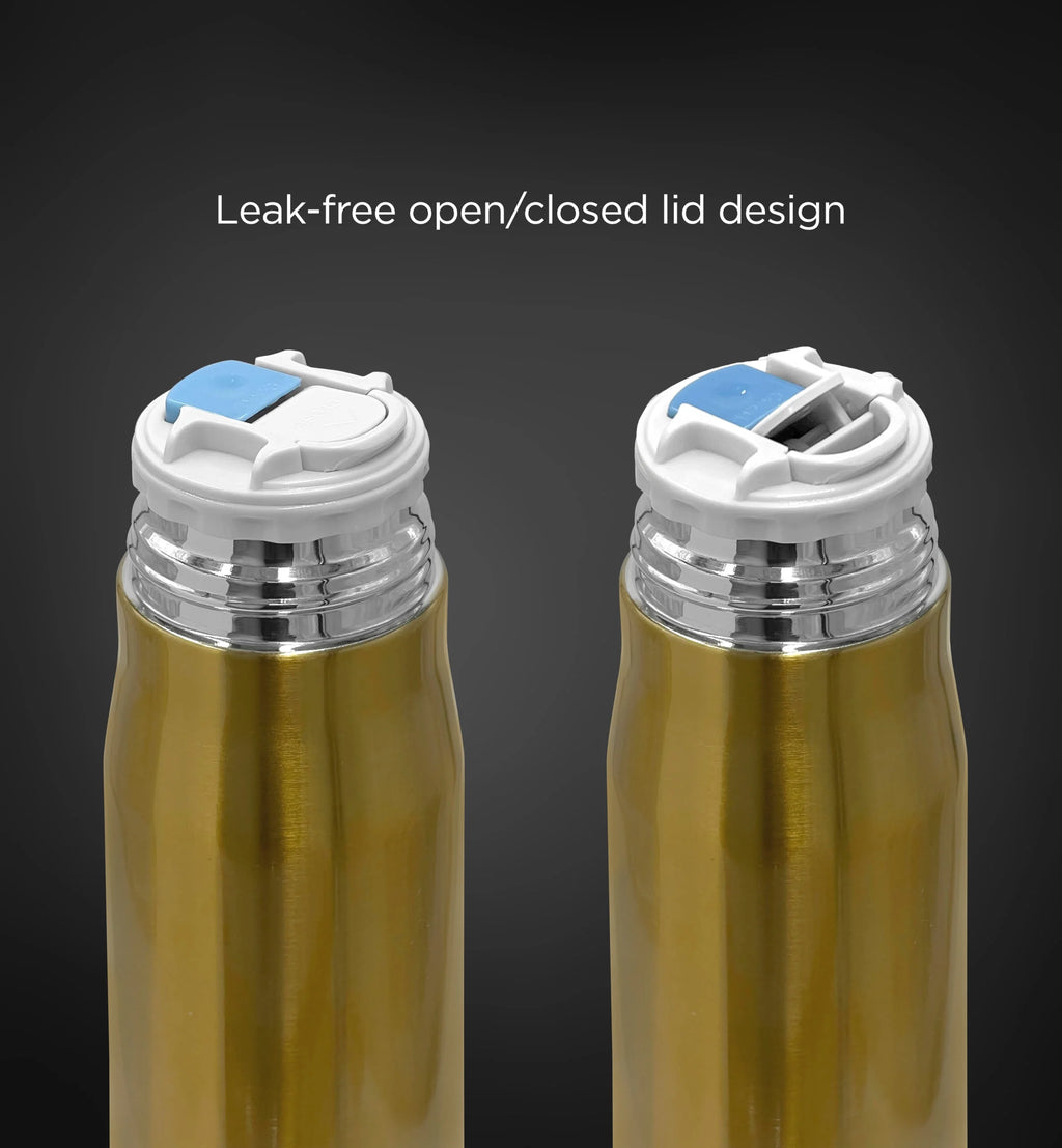 24oz Insulated Stainless Steel Travel Bottle with Locking Lid I105752