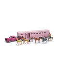 Pink Die Cast Pick Up with Fifth Wheel R97026