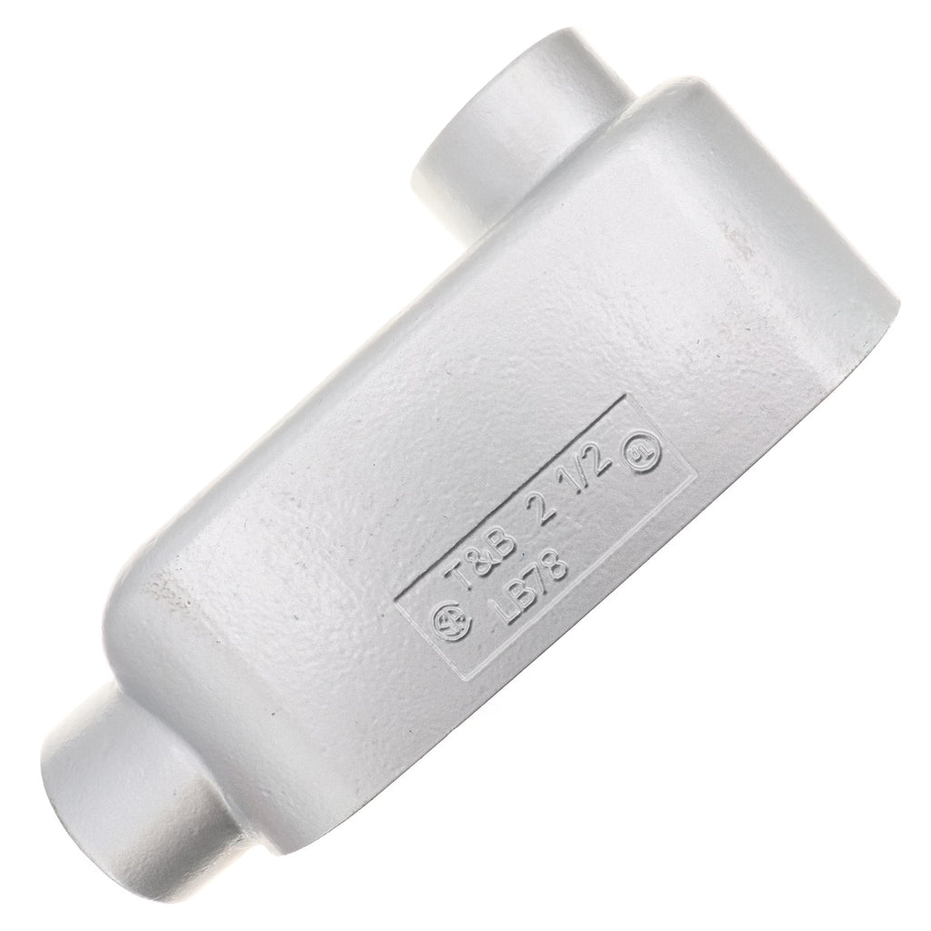 Cast-Iron Rigid Conduit Body, Type LB, 2-1/2-Inch Y444