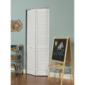 White PVC Louvered Bifold Door, 32 inch x 80 inch Y585165