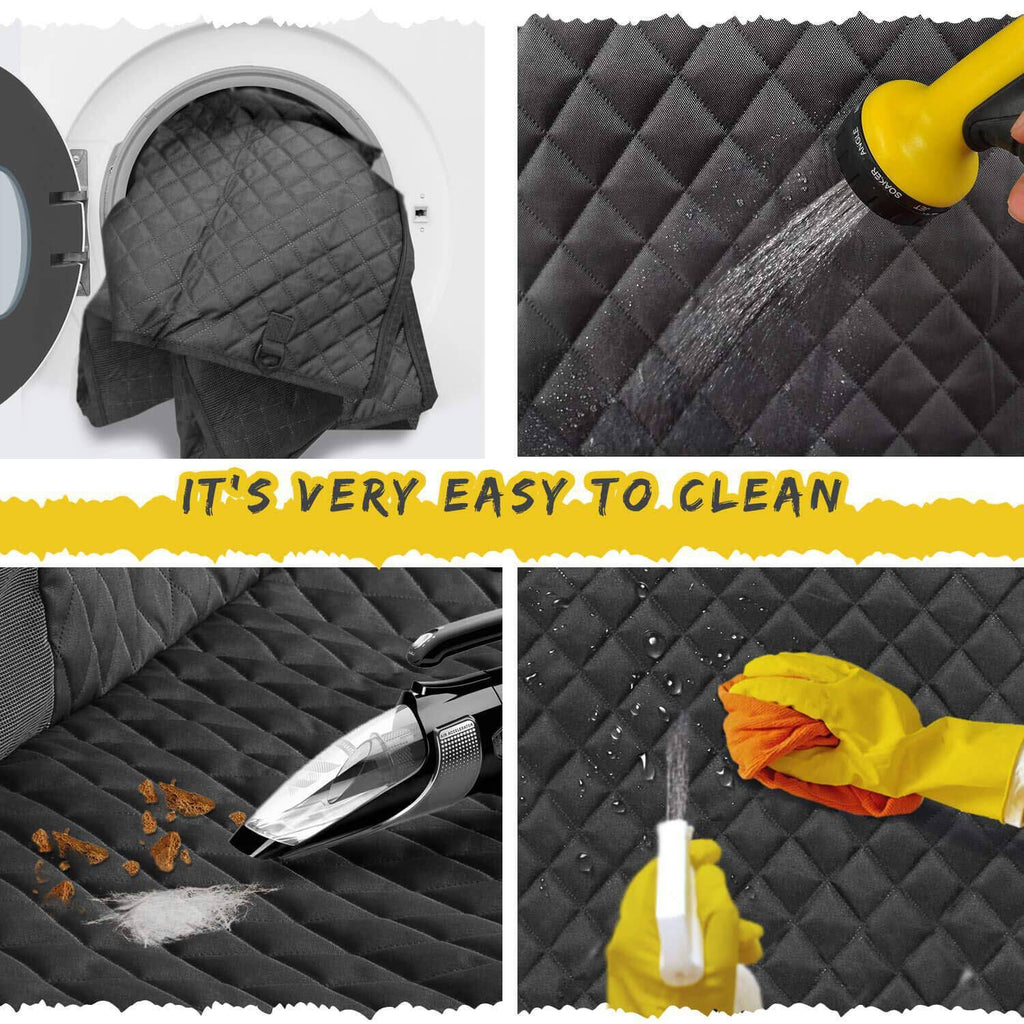 Waterproof Dog Car Seat Cover with Mesh Window P899768