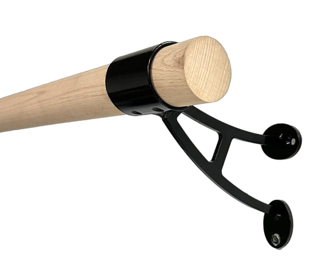 Black Wall Mounted Ballet Barre Y705