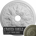 Rose and Ribbon Ceiling Medallion C8334