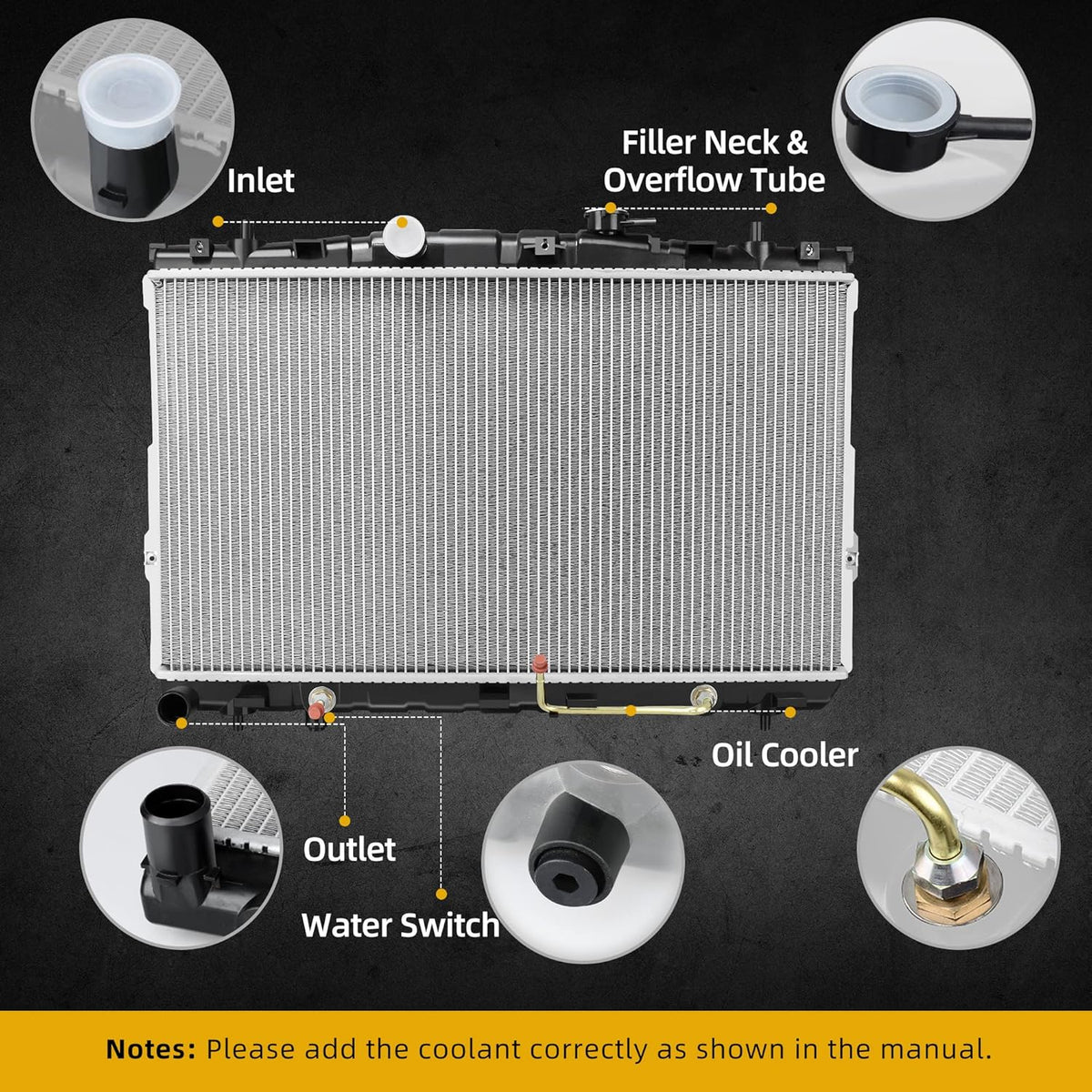 Complete Radiator Pack of 2 O9771