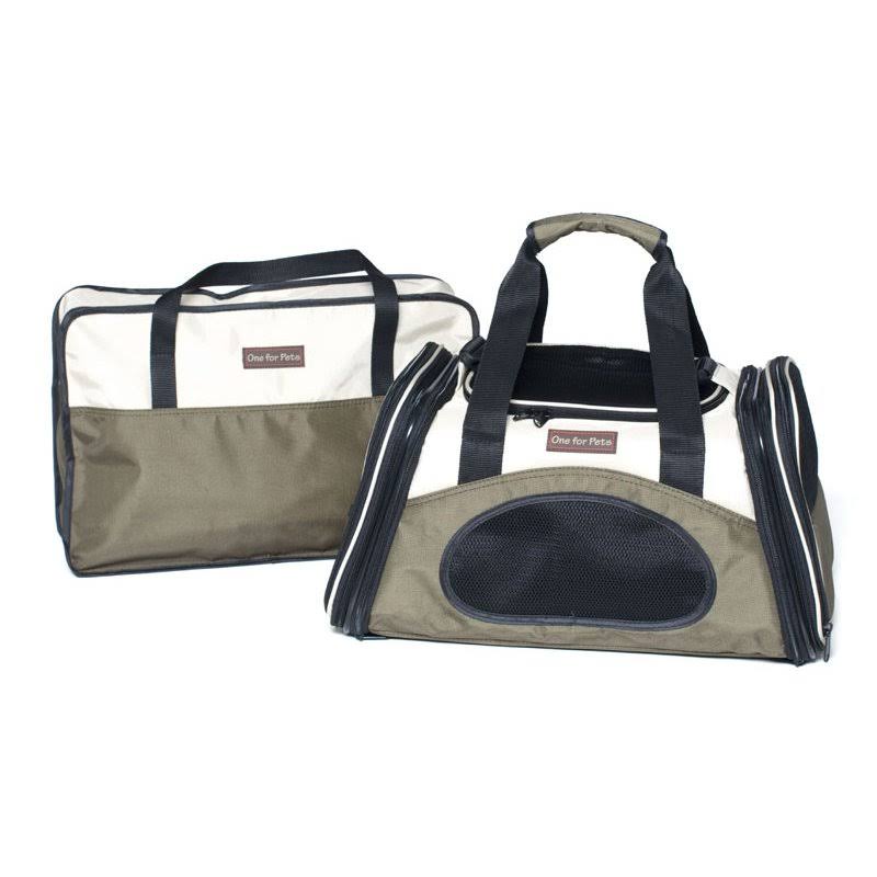Expandable Pet Carrier, Olive U637