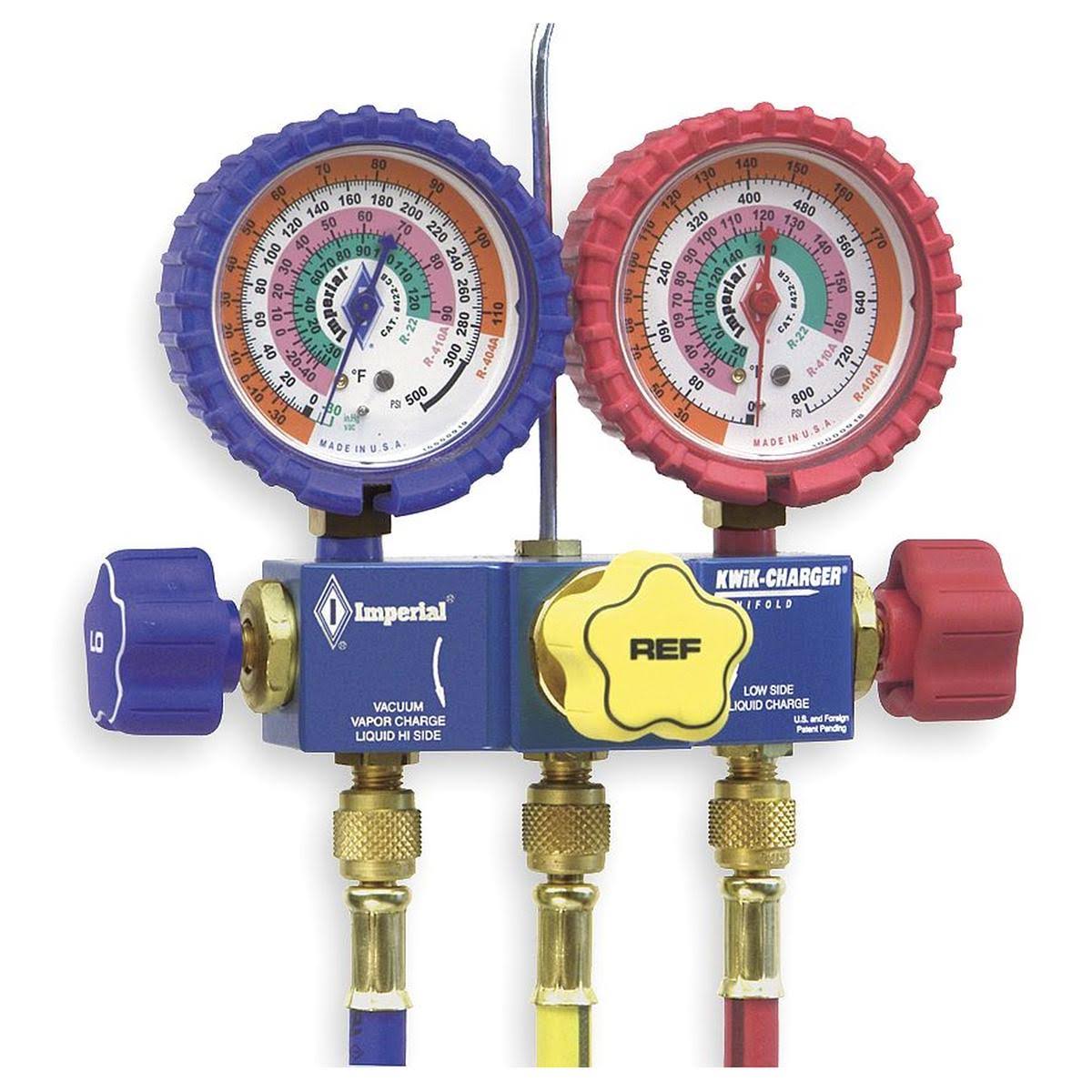 Mechanical Manifold Gauge Set, 3-Valve T696831