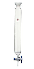 Chromatography Columns with Spherical Joint, Fritted Disc, and PTFE Stopcock D426459