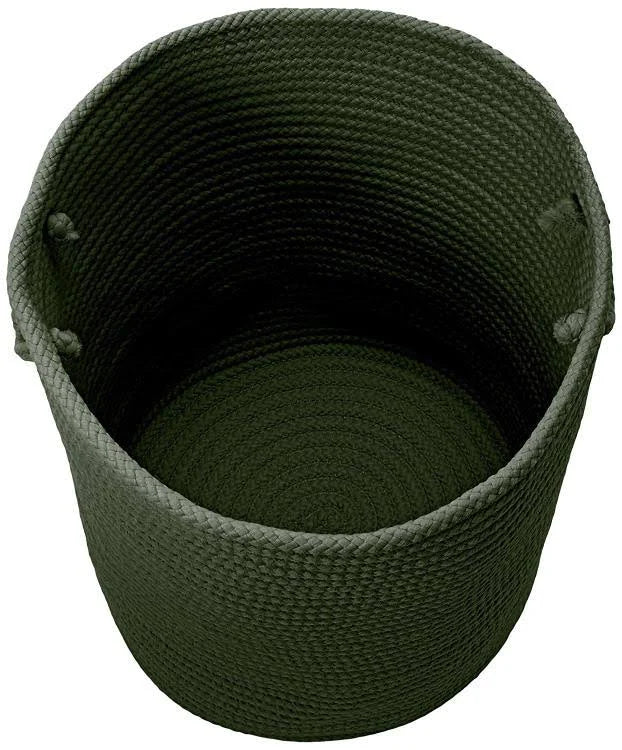 Dark Green 16x16x24 Hamper with Lid R270