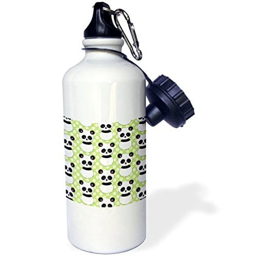 Pink and Red Dots 21 oz Sports Water Bottle K513