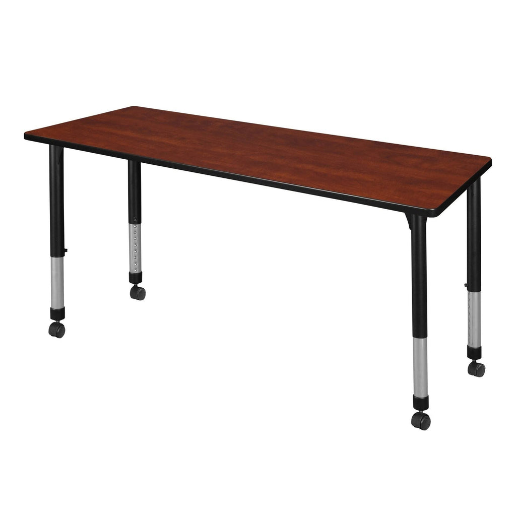 72x22 x 24x22 Height Adjustable Mobile Classroom Table X5072