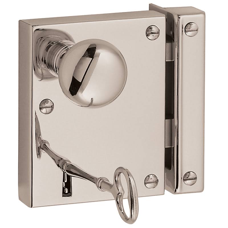 Polished Chrome Vertical Rim Lock A63075
