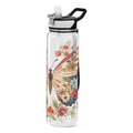 Clear 32oz Tritan Water Bottle with Straw Y930525