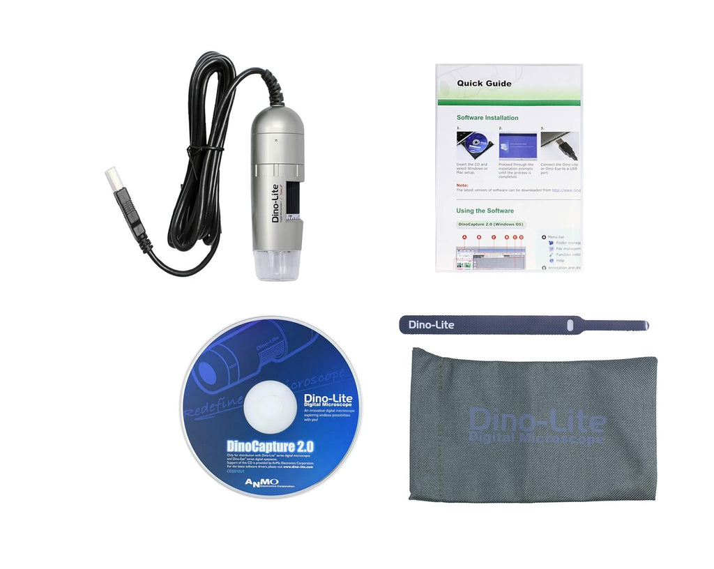 USB Digital Microscope, 10x - 50x, 230x Optical Magnification, 8 LEDs Q965036