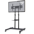 Mobile TV Stand Rolling TV Cart with Mount on Lockable Wheels S863