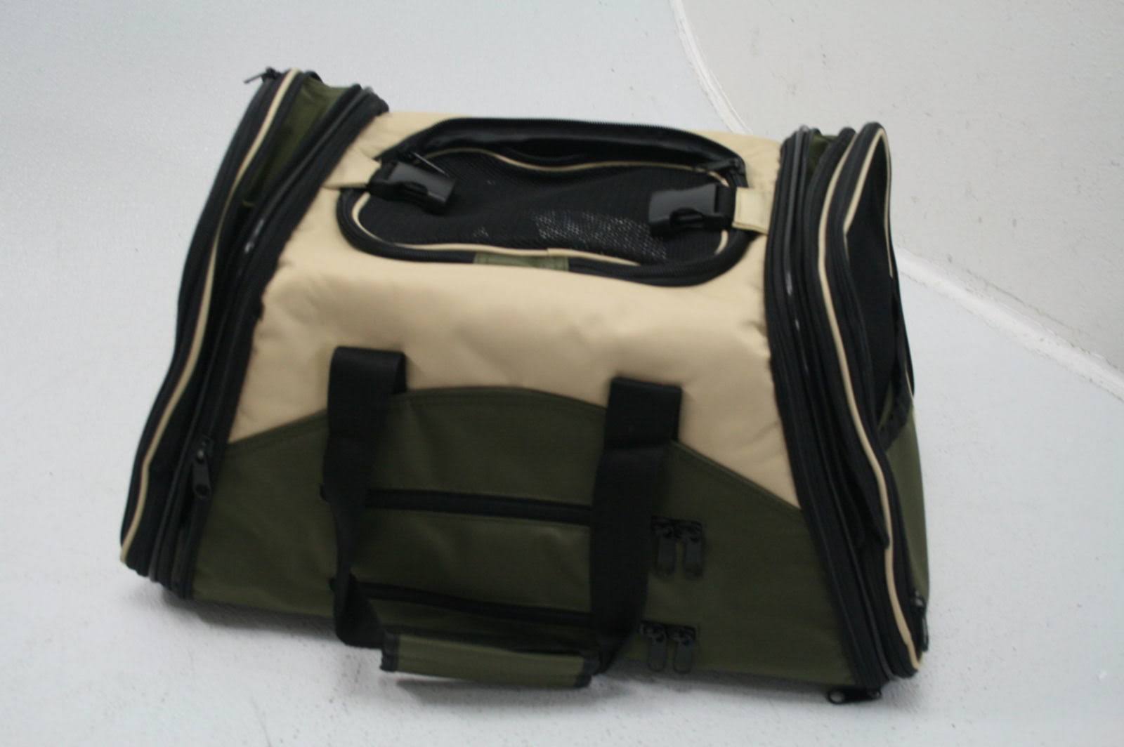 Expandable Pet Carrier, Olive U637