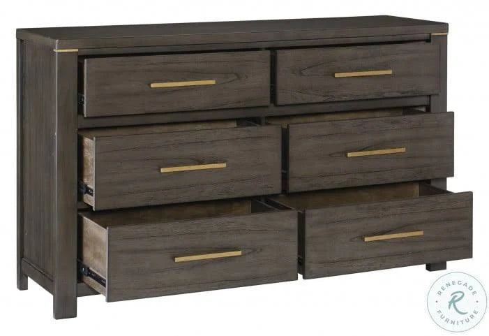 Brown Gray Dresser I991