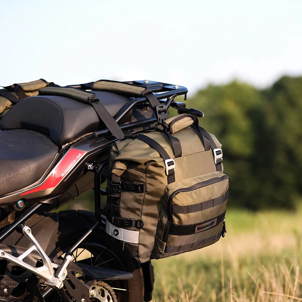 Motorcycle Side Saddle Bag 20L Waterproof Removable B592