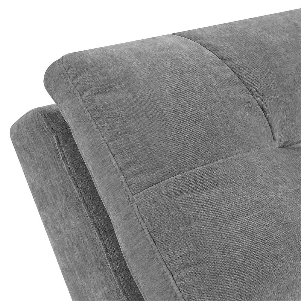 Mid-Century Fabric Chaise Lounge C396