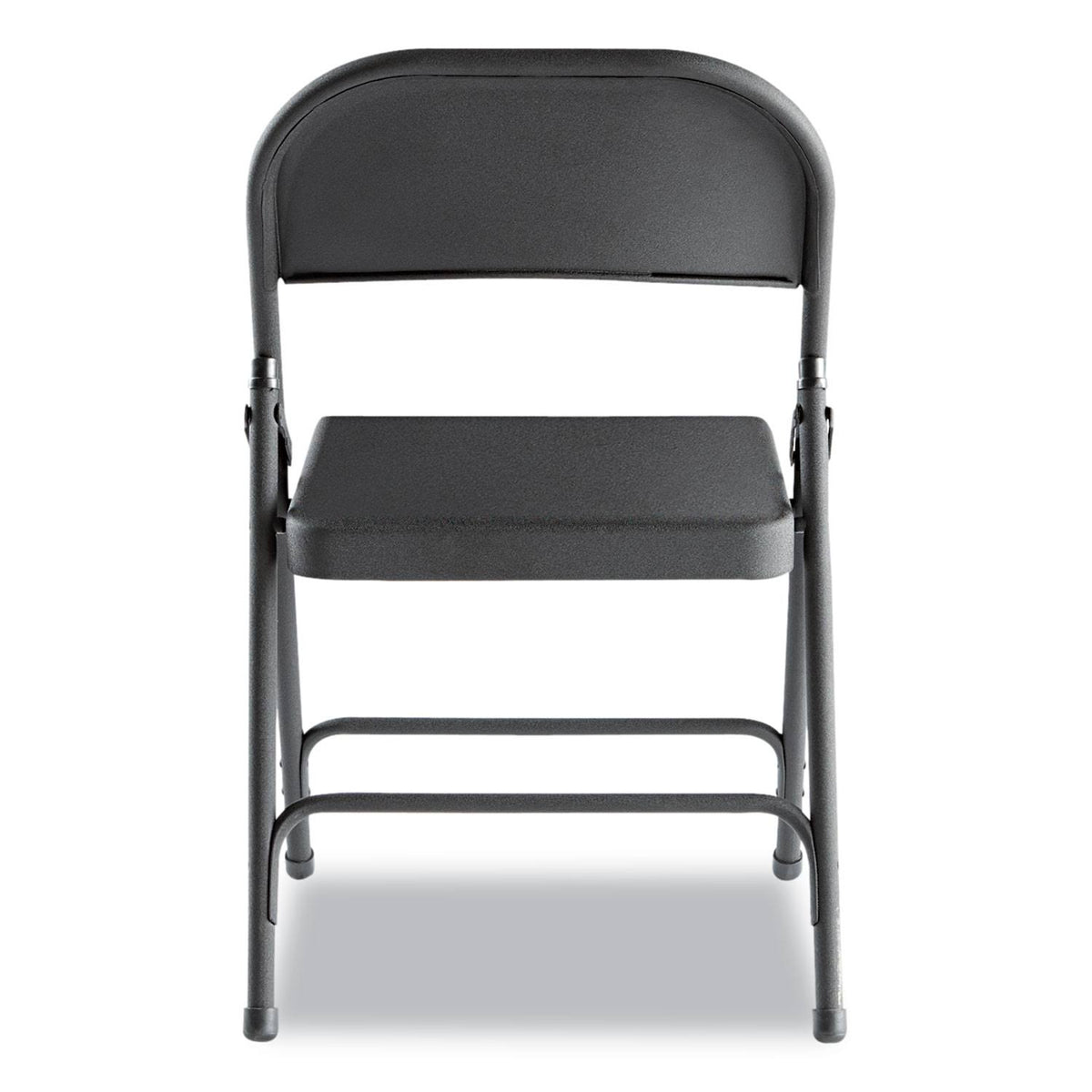 Graphite Steel Folding Chair, 4/Carton N364242