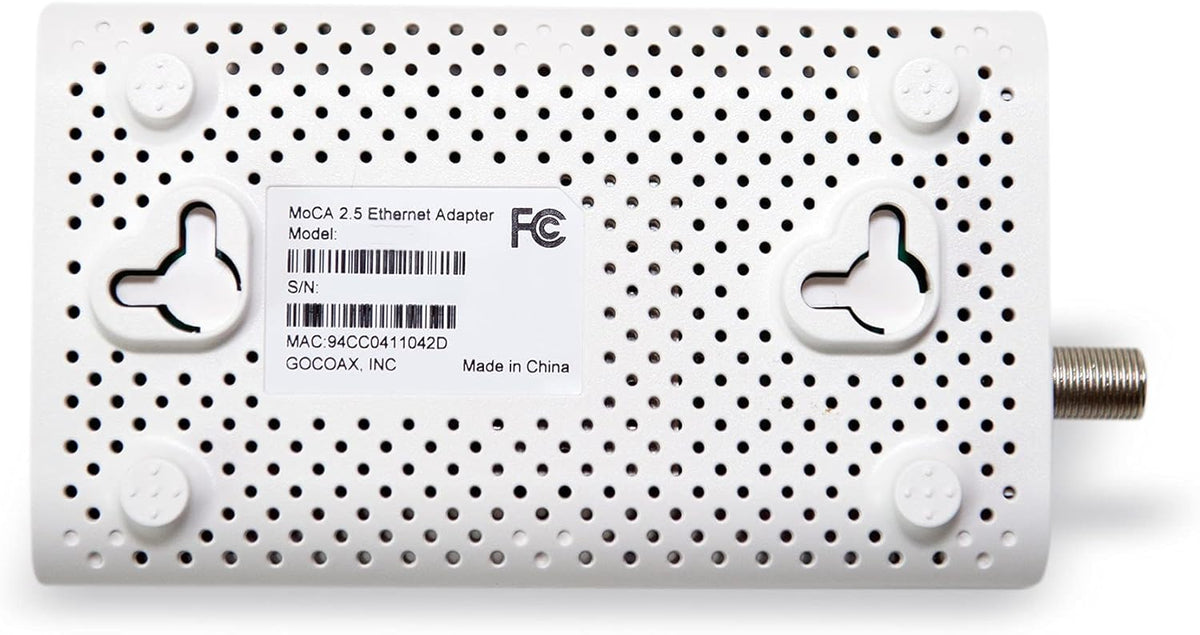 MoCA 2.5 Adapter with 2.5GbE Ethernet Port, White U656