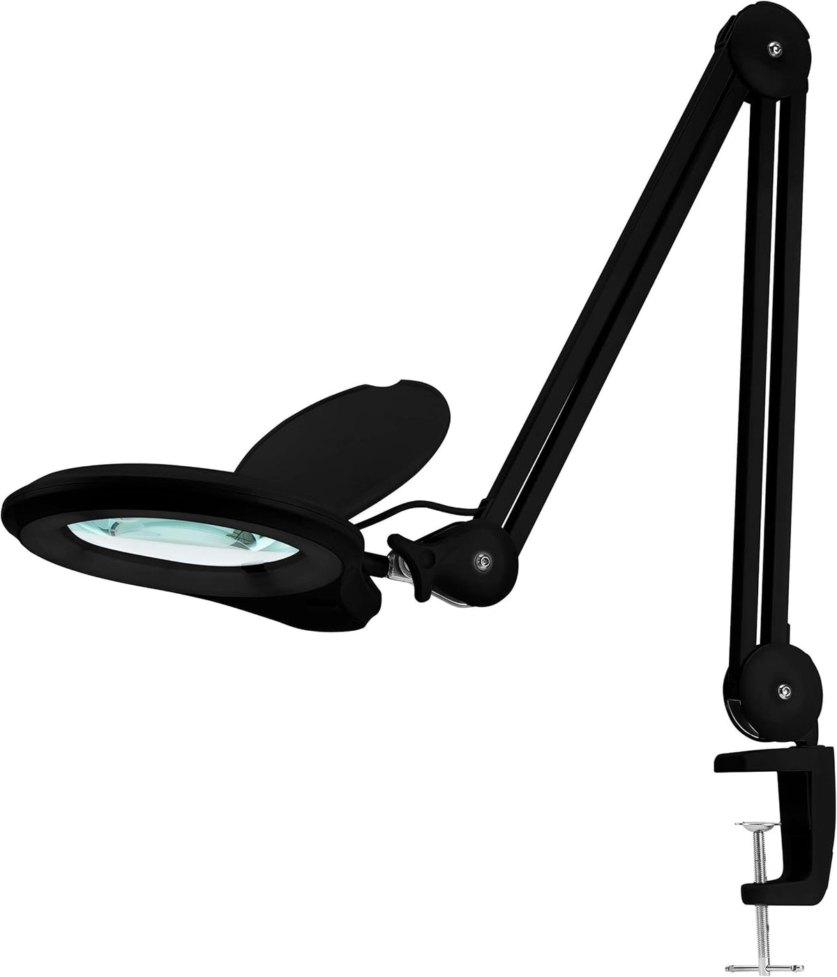 60 Pcs SMD LED Magnifying Lamp with Clamp, 5 Inches Diameter Lens E62752