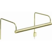 Slim-Line Satin Brass Picture Light W8933