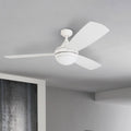 White LED Ceiling Fan with Remote X51727