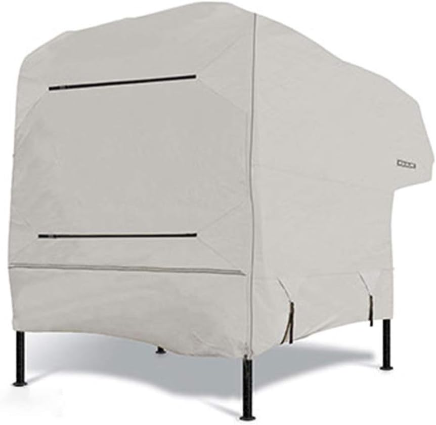 Tan Gray Waterproof Truck Camper Cover E2196
