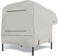Tan Gray Waterproof Truck Camper Cover E2196