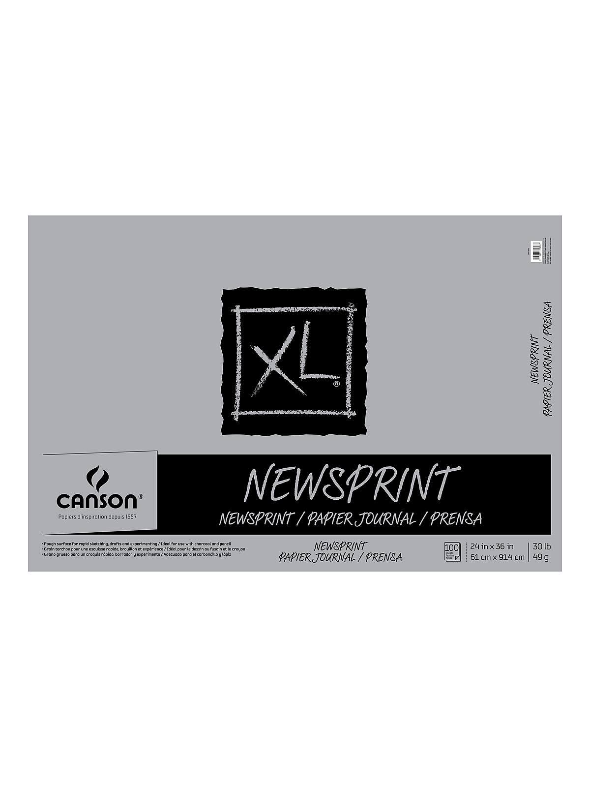 24 x 36 Newsprint 100-Sheet Pad X639945