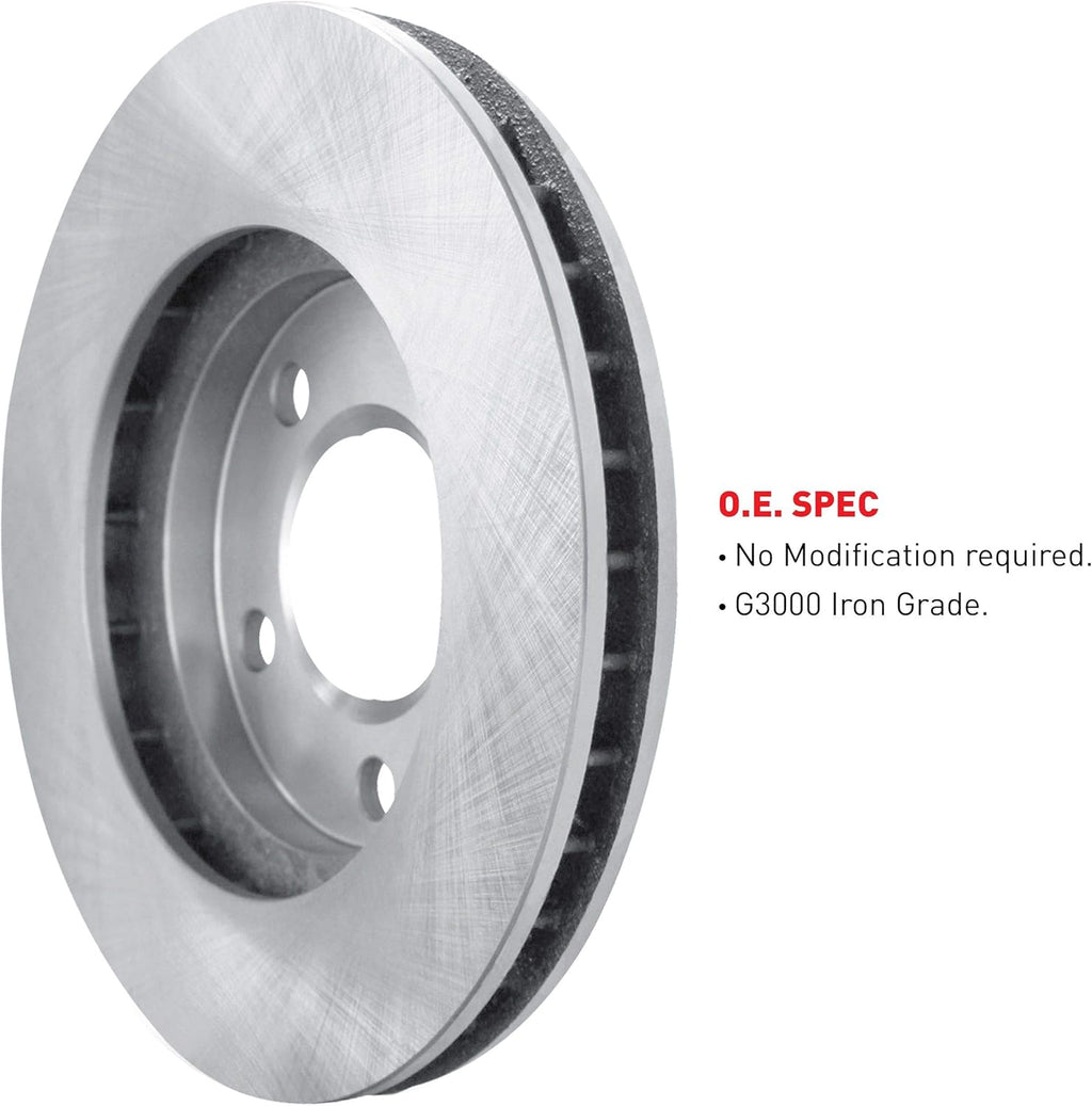 Front Brake Rotors with Semi-Metallic Brake Pads X1771