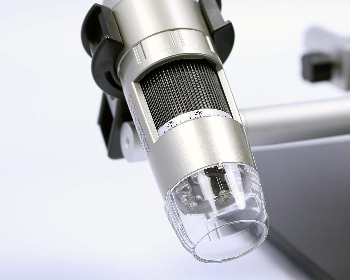 USB Digital Microscope, 10x - 50x, 230x Optical Magnification, 8 LEDs Q965036