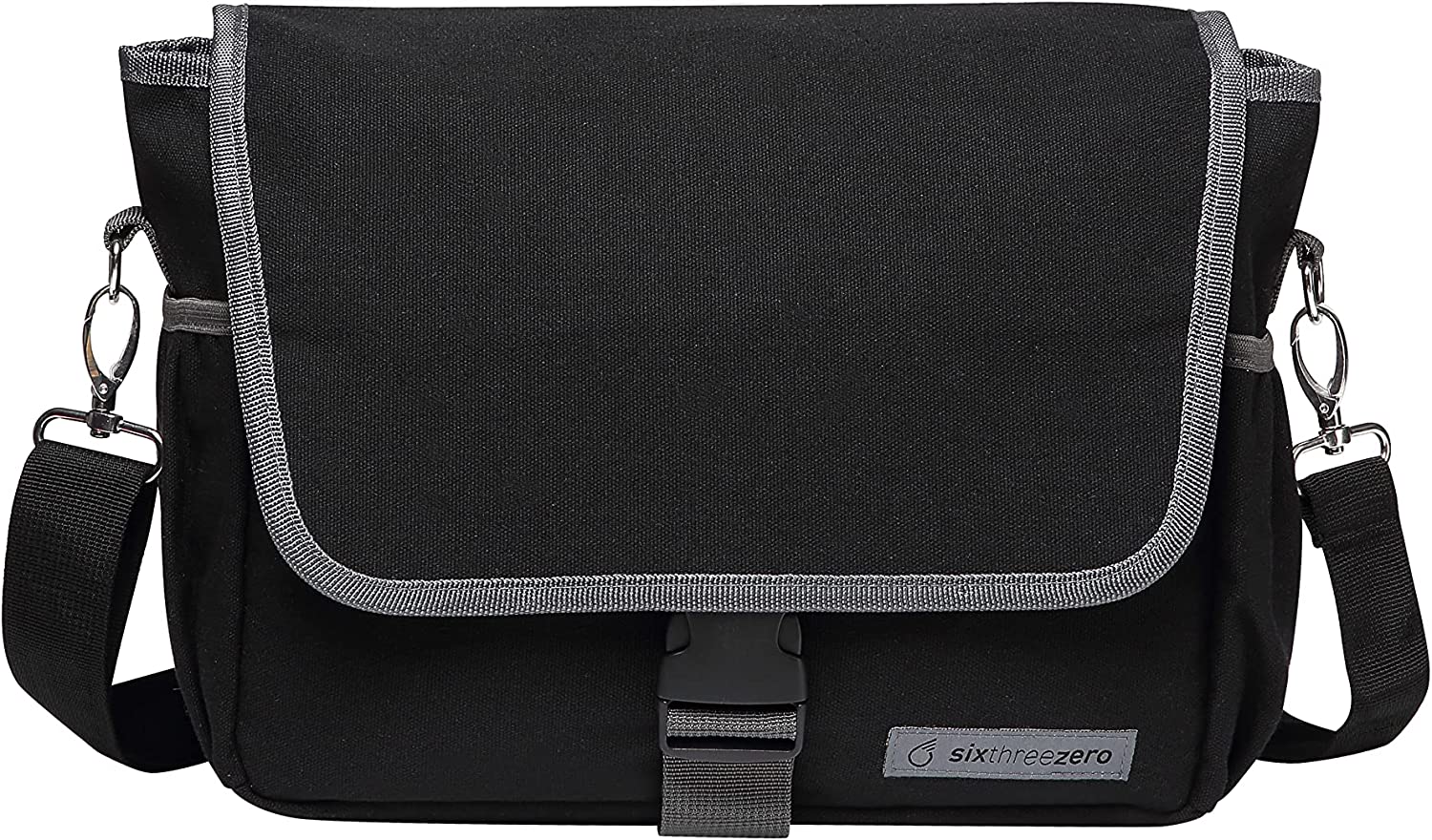 Black Waterproof Bicycle Pannier Bag with Shoulder Strap U53078