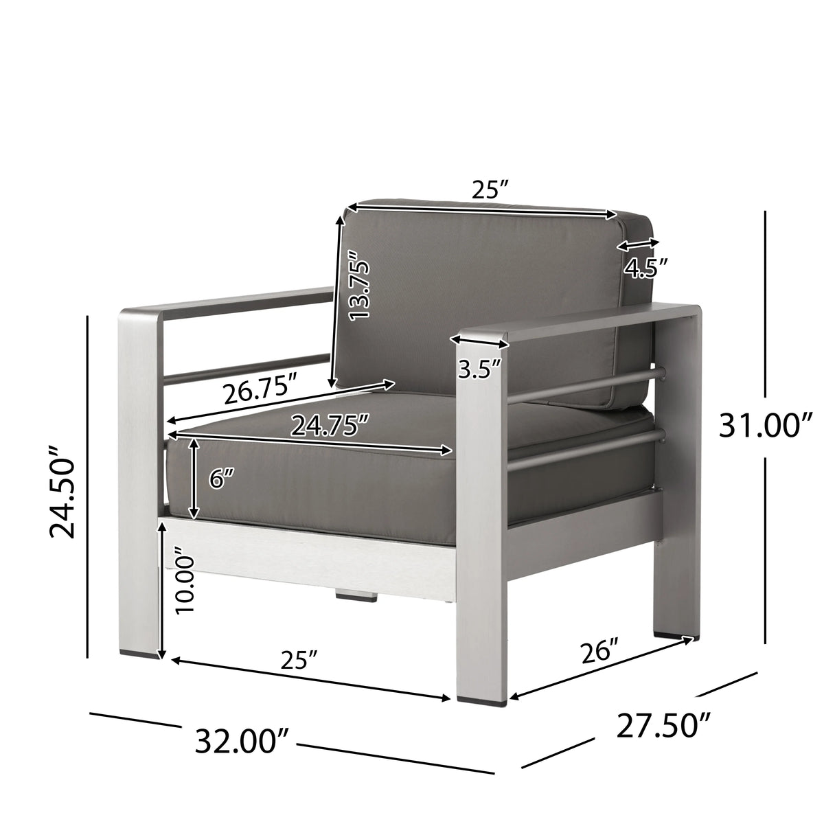 Outdoor Aluminum 9 Seater Wicker 5 Piece Dining Set L42280