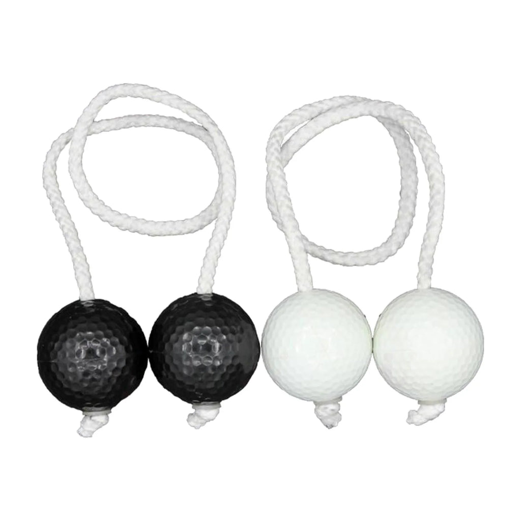 Ladder Toss Game with Golf Balls, Black and White K74626