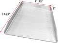 17.2 inch Stainless Steel Griddle Pan Pack of 2 I62583