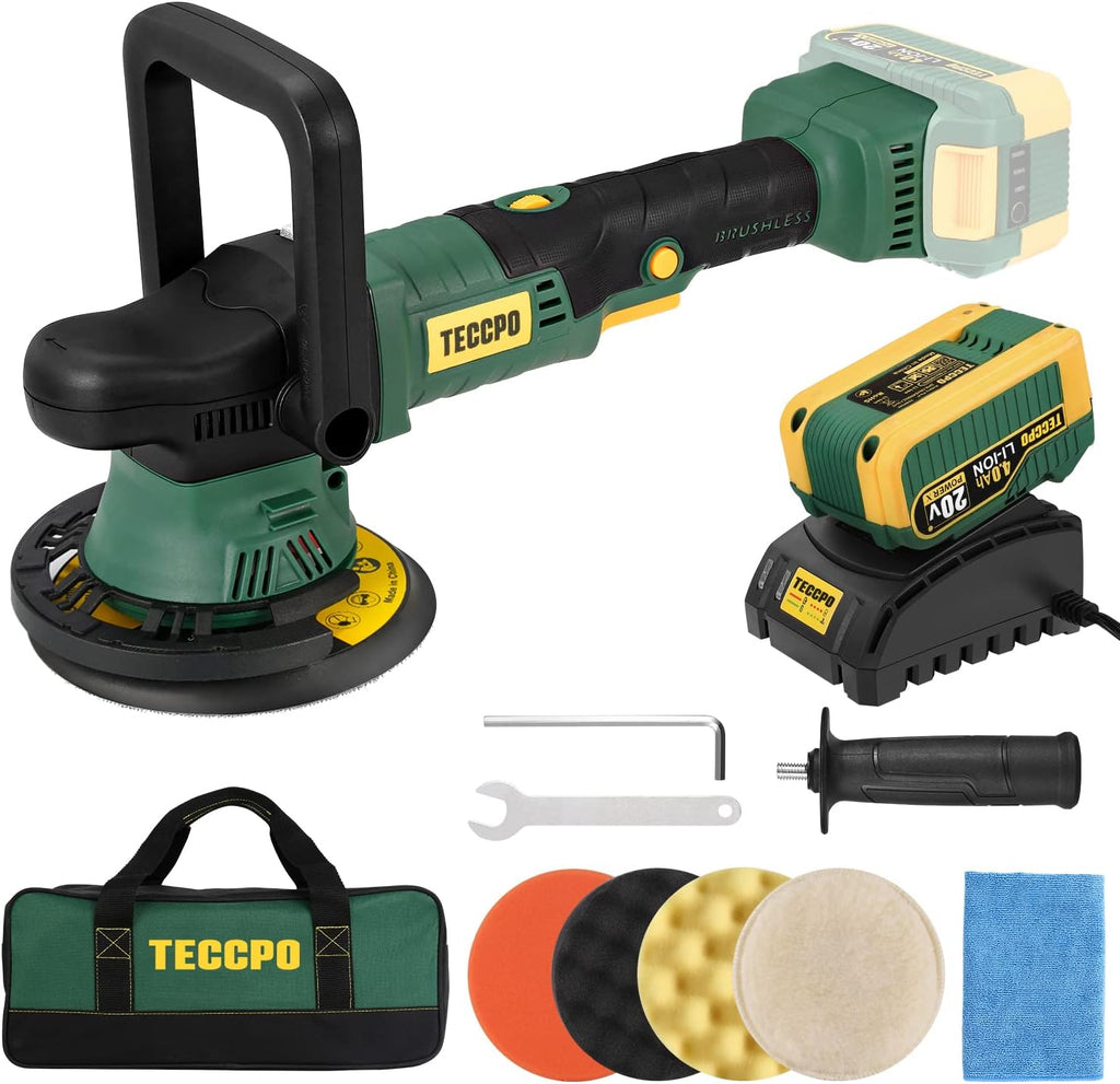 Cordless Brushless 6-Inch Dual Action Random Orbit Polisher with 4.0Ah Battery G169